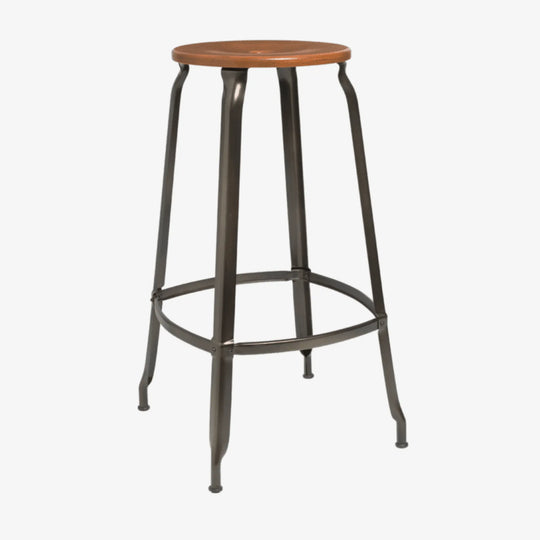 Tabouret Nicolle® métal et bois