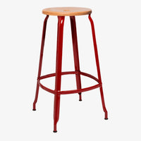 Tabouret Nicolle® métal et bois