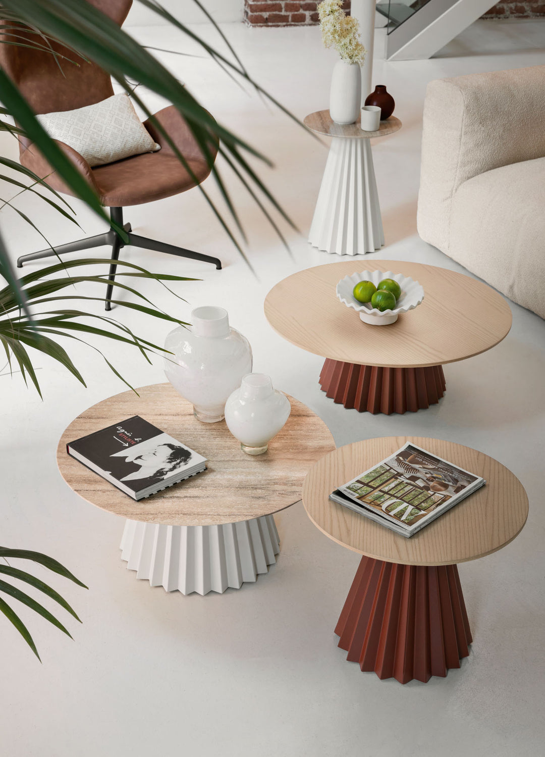 Table basse Plissé – Midj – vue 2