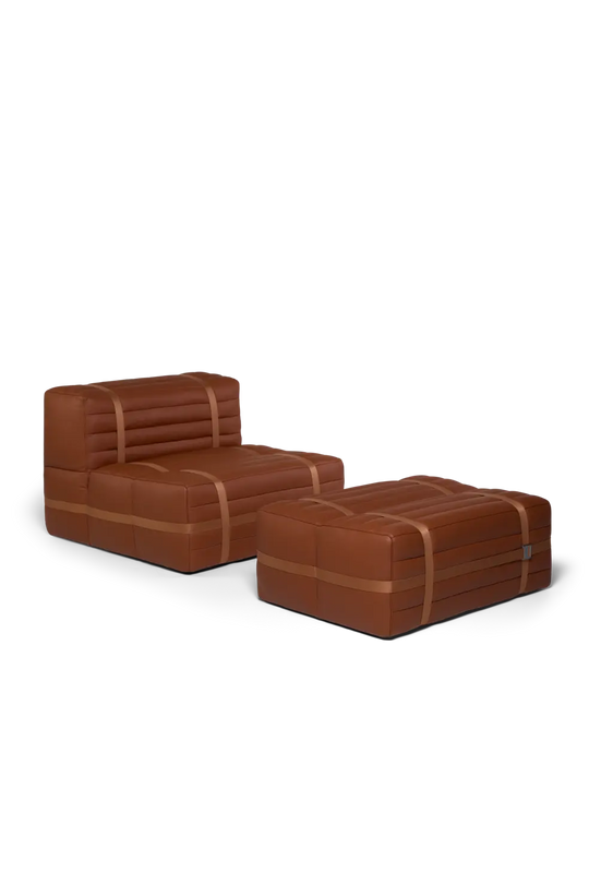 Fauteuil Haybale avec repose-pieds