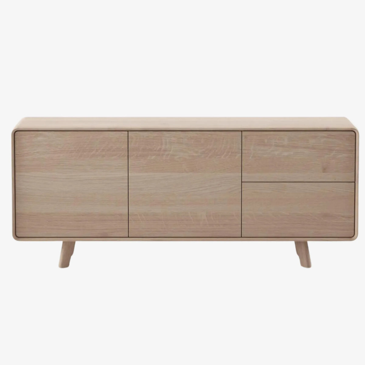 Bahut NEVA Artisan en bois massif aux bords arrondis – vue 1