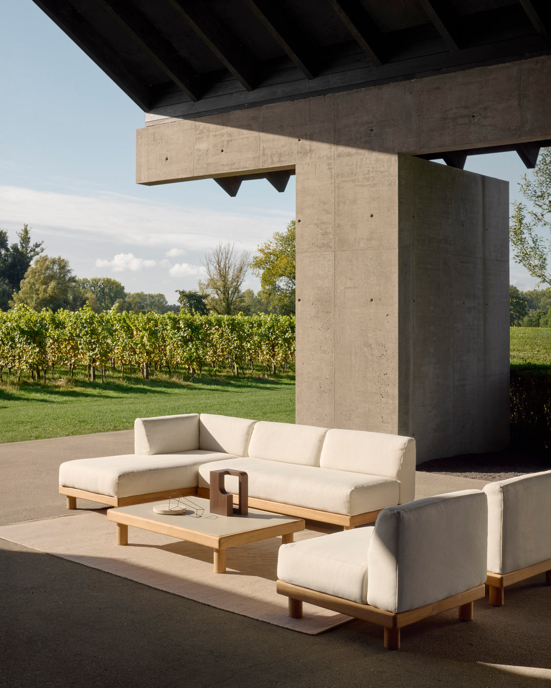 Table basse de jardin Monocle – ambiance