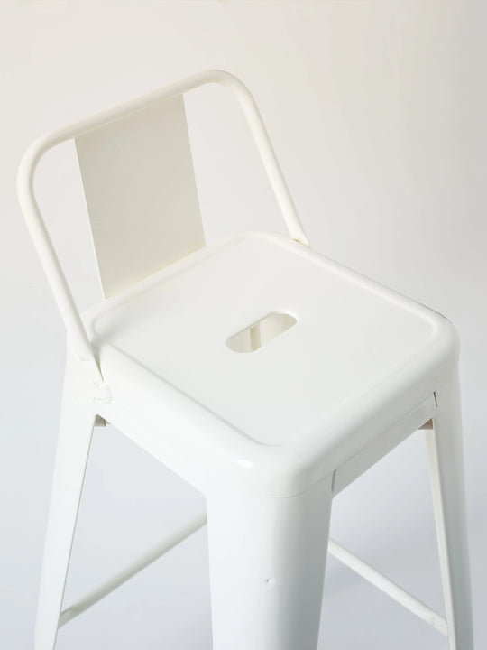 Tabouret petit dossier H65cm