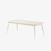 Table 55 200x95 Tolix blanc perle