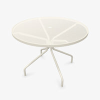 Table Cambi 106 cm salon de jardin outdoor extérieur Emu blanc Matt 