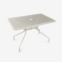 Table Cambi 120cm salon de jardin exterieur outdoor Emu blanc Matt