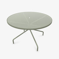 Table Cambi 120 cm salon de jardin outdoor extérieur Emu gris vert