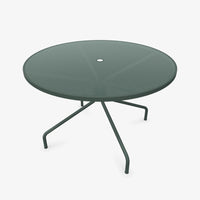 Table Cambi 120 cm salon de jardin outdoor extérieur Emu vert foncé