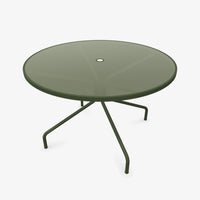 Table Cambi 120 cm salon de jardin outdoor extérieur Emu vert militaire