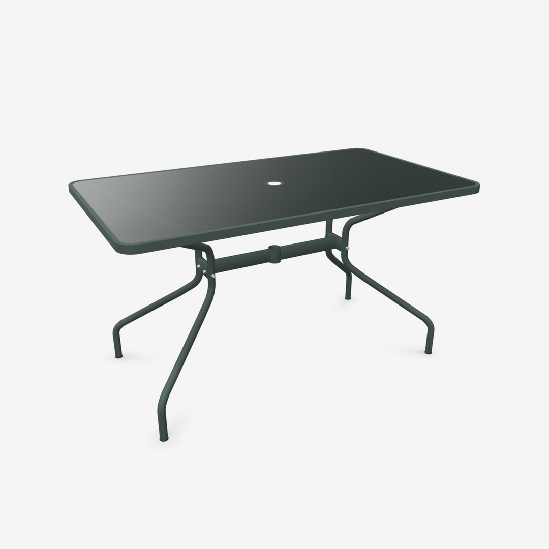 Table Cambi 140cm salon de jardin exterieur outdoor Emu vert fonce