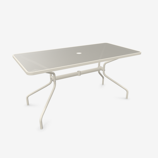 Table Cambi 160cm salon de jardin exterieur outdoor Emu blanc matt