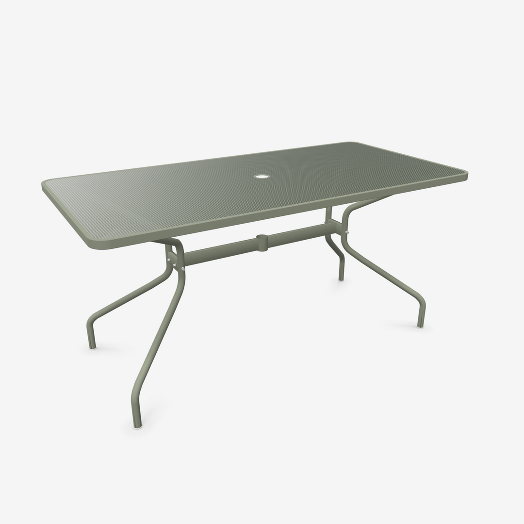 Table Cambi 160cm salon de jardin exterieur outdoor Emu gris vert