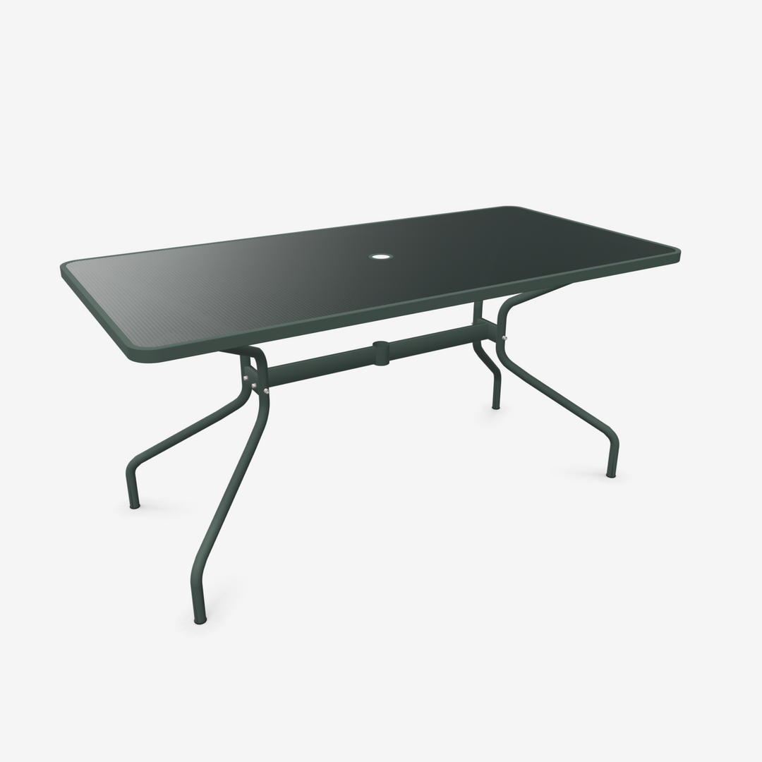 Table Cambi 160cm salon de jardin exterieur outdoor Emu vert fonce