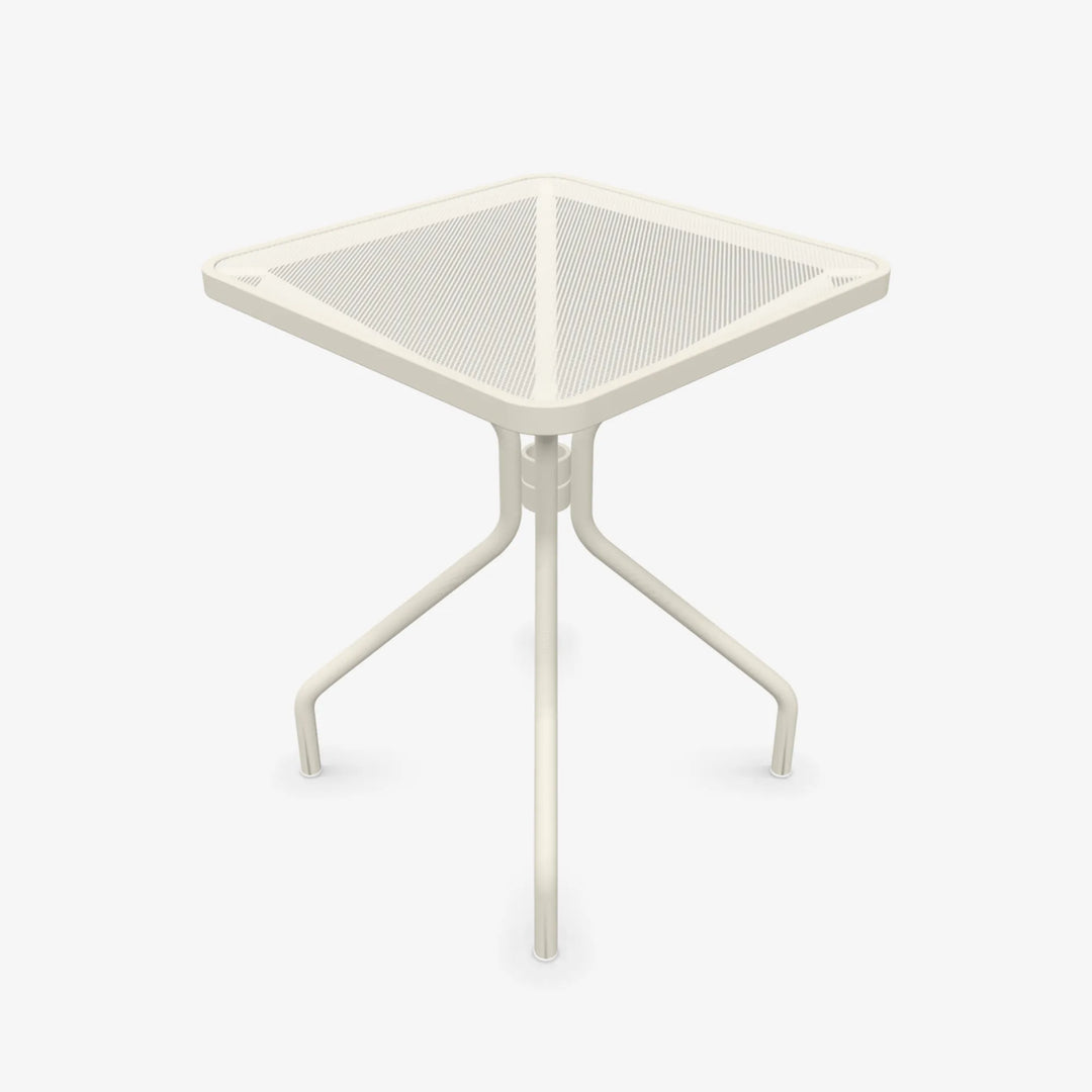 Table Cambi 60x60cm salon de jardin outdoor exterieur Emu blanc Matt