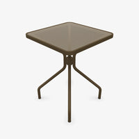 Table Cambi 60x60cm salon de jardin outdoor exterieur Emu marron d'inde