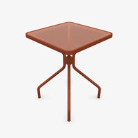 Table Cambi 60x60cm salon de jardin outdoor exterieur Emu rouge érable