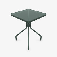 Table Cambi 60x60cm salon de jardin outdoor exterieur Emu vert fonce