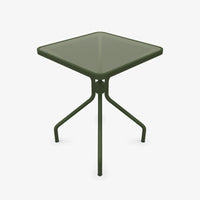 Table Cambi 60x60cm salon de jardin outdoor exterieur Emu vert militaire