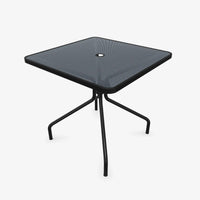 Table Cambi 80x80cm salon de jardin outdoor exterieur Emu noir