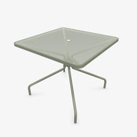 Table Cambi 90x90cm salon de jardin outdoor exterieur Emu vert gris