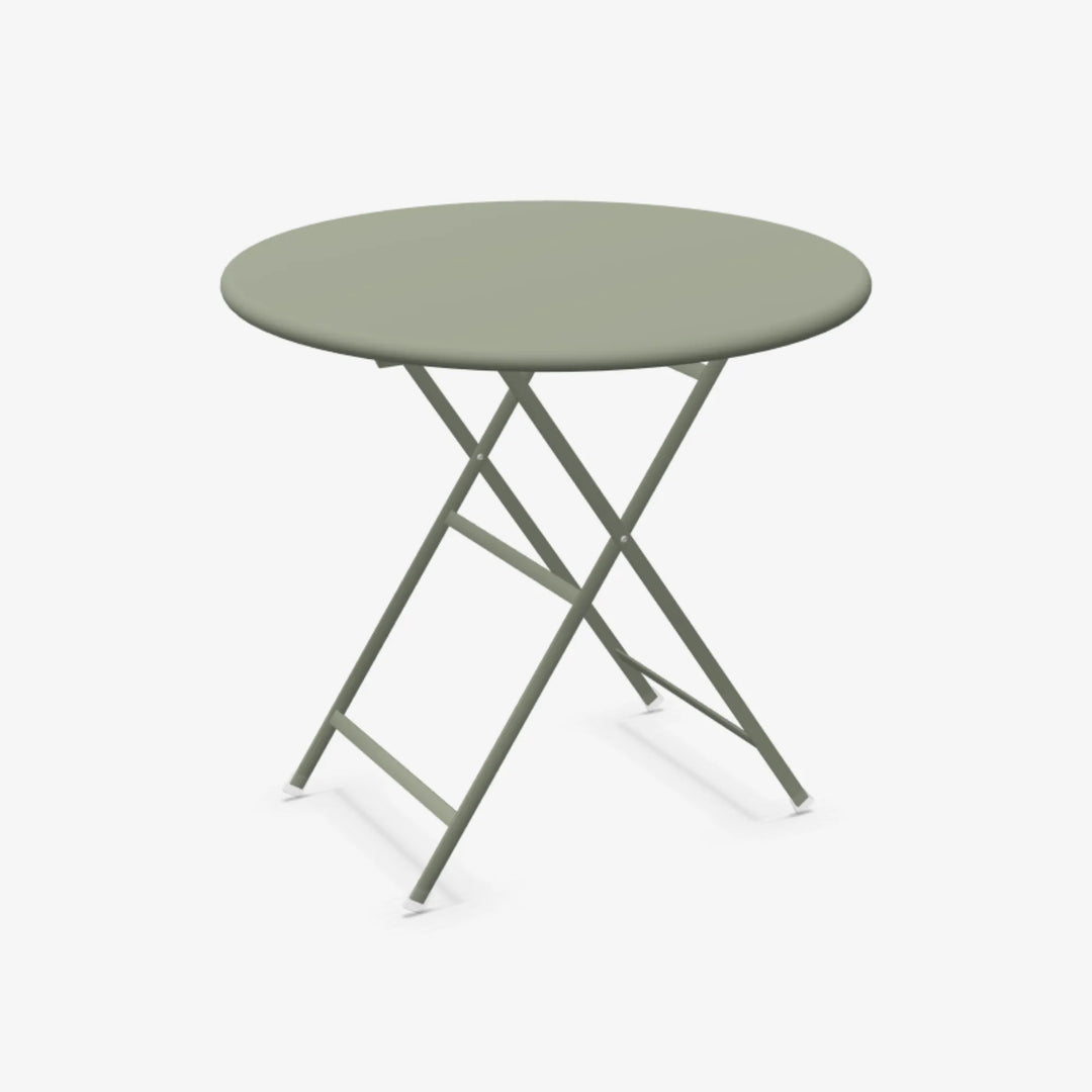 Table de jardin ronde Arc en ciel Emu gris vert