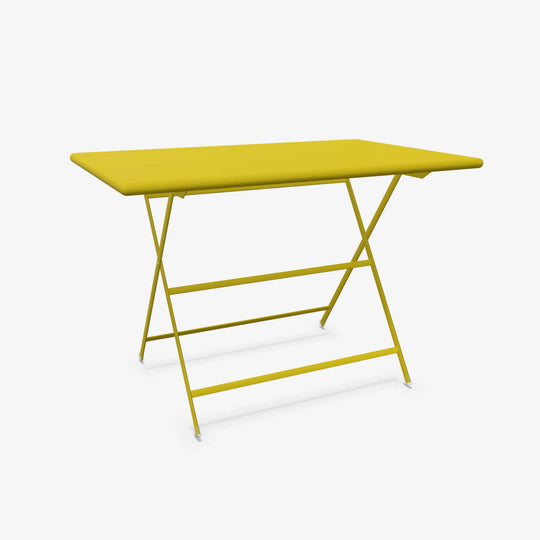 Table Arc en ciel salon de jardin outdoor Emu jaune curry