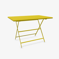 Table Arc en ciel salon de jardin outdoor Emu jaune curry