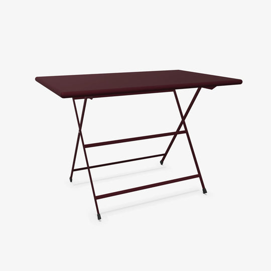 Table Arc en ciel salon de jardin outdoor Emu rouge intense