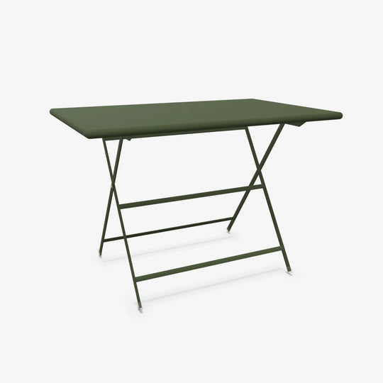 Table Arc en ciel salon de jardin outdoor Emu vert militaire