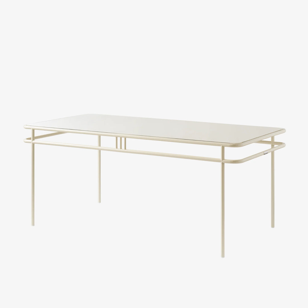 Table repas UD Tolix blanc perle