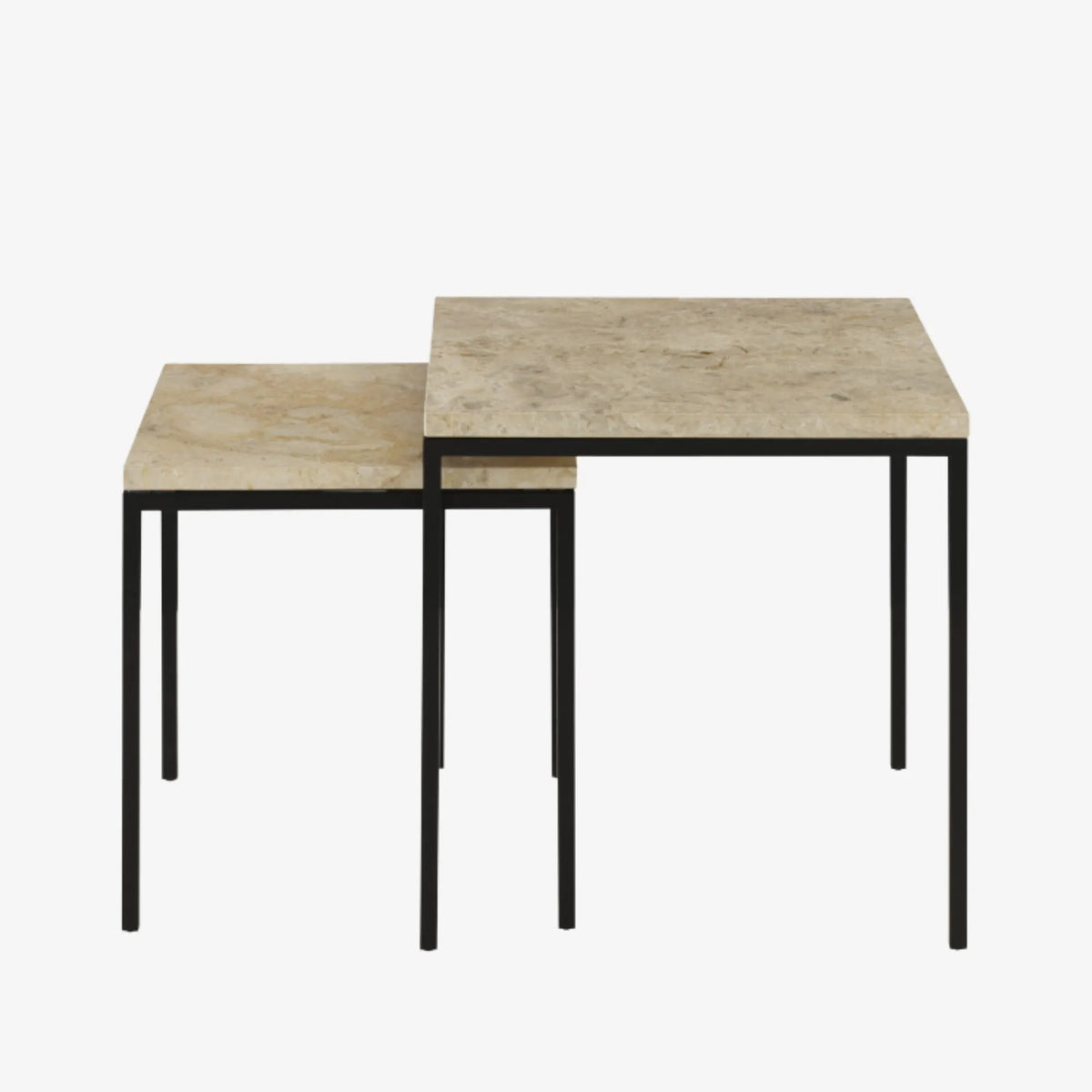 table basse table d'appoint Amadora marbre latté Cinna