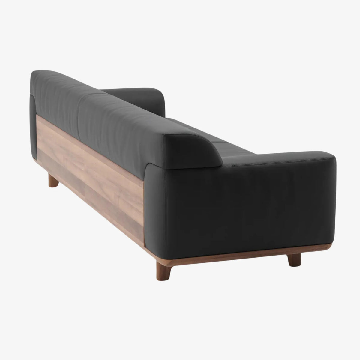 Tara canapé salon 2 places ou 3 places structure noyer cuir Artisan