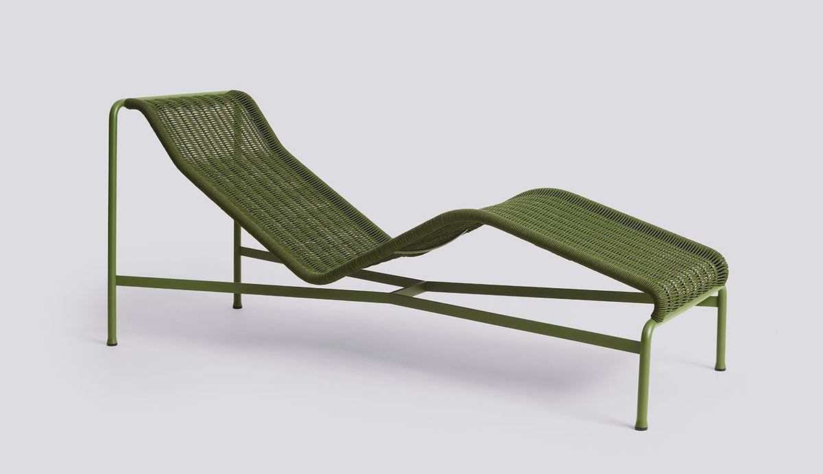 Chaise longue PALISSADE CORD HAY
