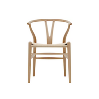 Wishbone Chair - CH24 - Chêne huilé blanc / cordage naturel