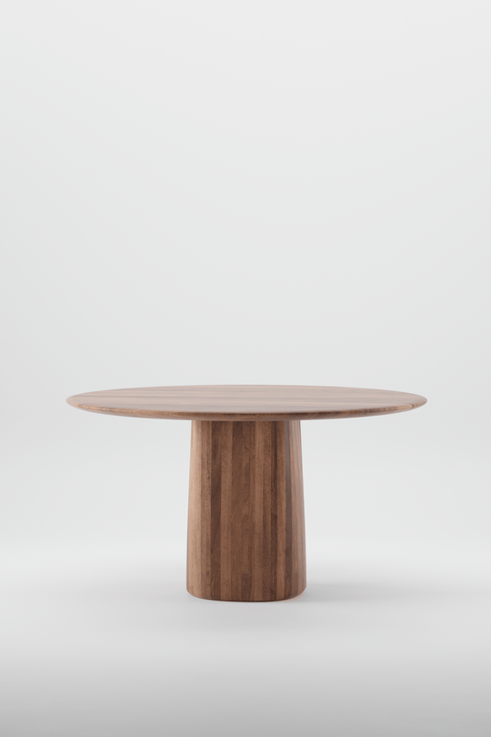 COLUMN - Table repas pied seul rond