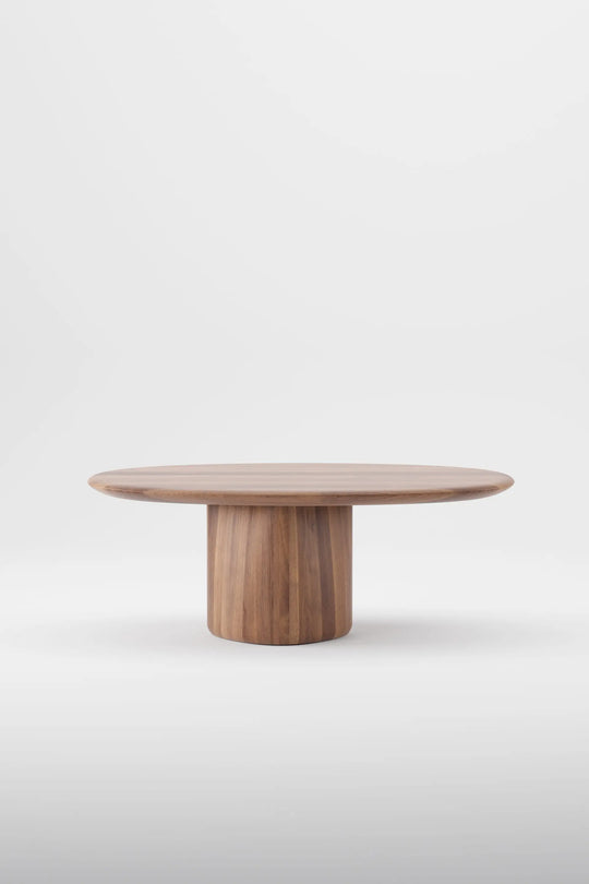 COLUMN - Table repas pied seul ovale
