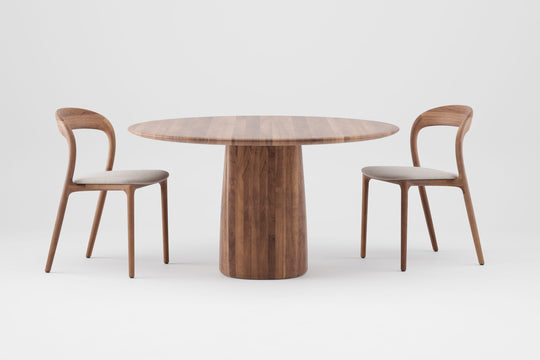COLUMN - Table repas pied seul rond