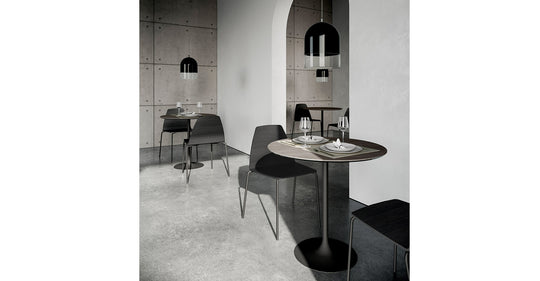 FLÛTE OUTDOOR H74/H110 - Table haute (bar)