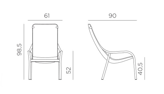 NET LOUNGE - Fauteuil lounge