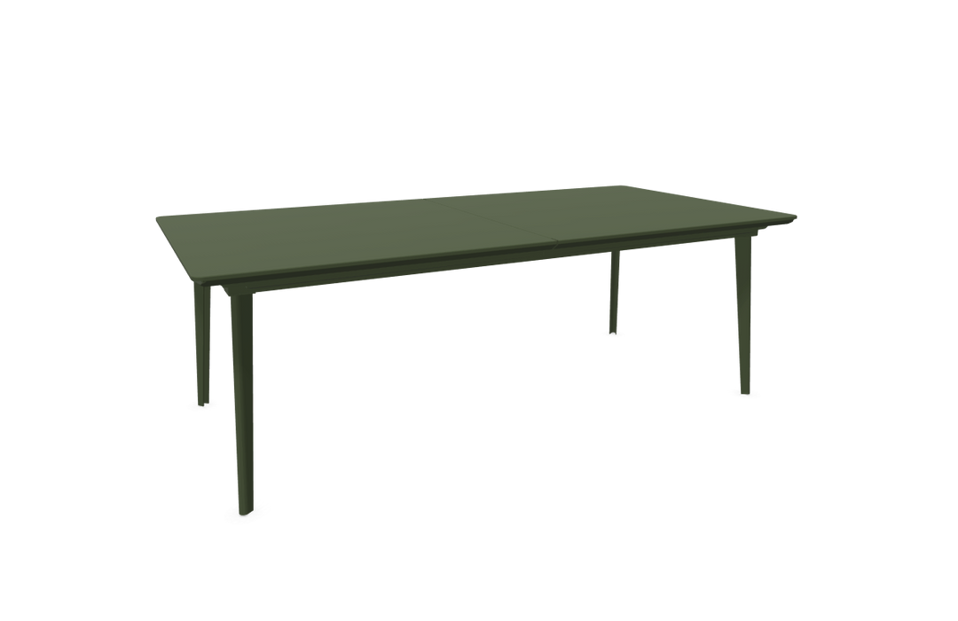 PLUS 4 IMPERIALE - Table extensible 220/330 col. Vert militaire / Modèle d'exposition