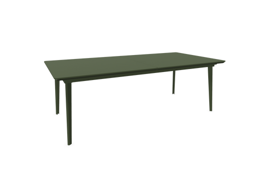 PLUS 4 IMPERIALE - Table extensible 220/330 col. Vert militaire / Modèle d'exposition