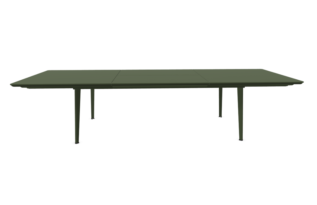 PLUS 4 IMPERIALE - Table extensible 220/330 col. Vert militaire / Modèle d'exposition