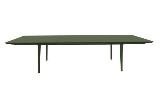 PLUS 4 IMPERIALE - Table extensible 220/330 col. Vert militaire / Modèle d'exposition