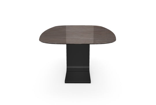 PALACE SHAPED - Table 220x115 Céramique brillant Stone