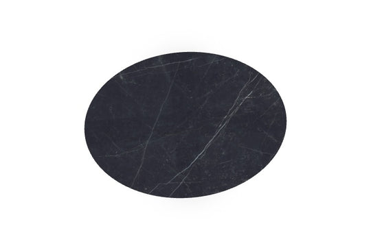FLÛTE - Table Ovale 180x130 Céramique brillante Marquinia / Modèle d'exposition