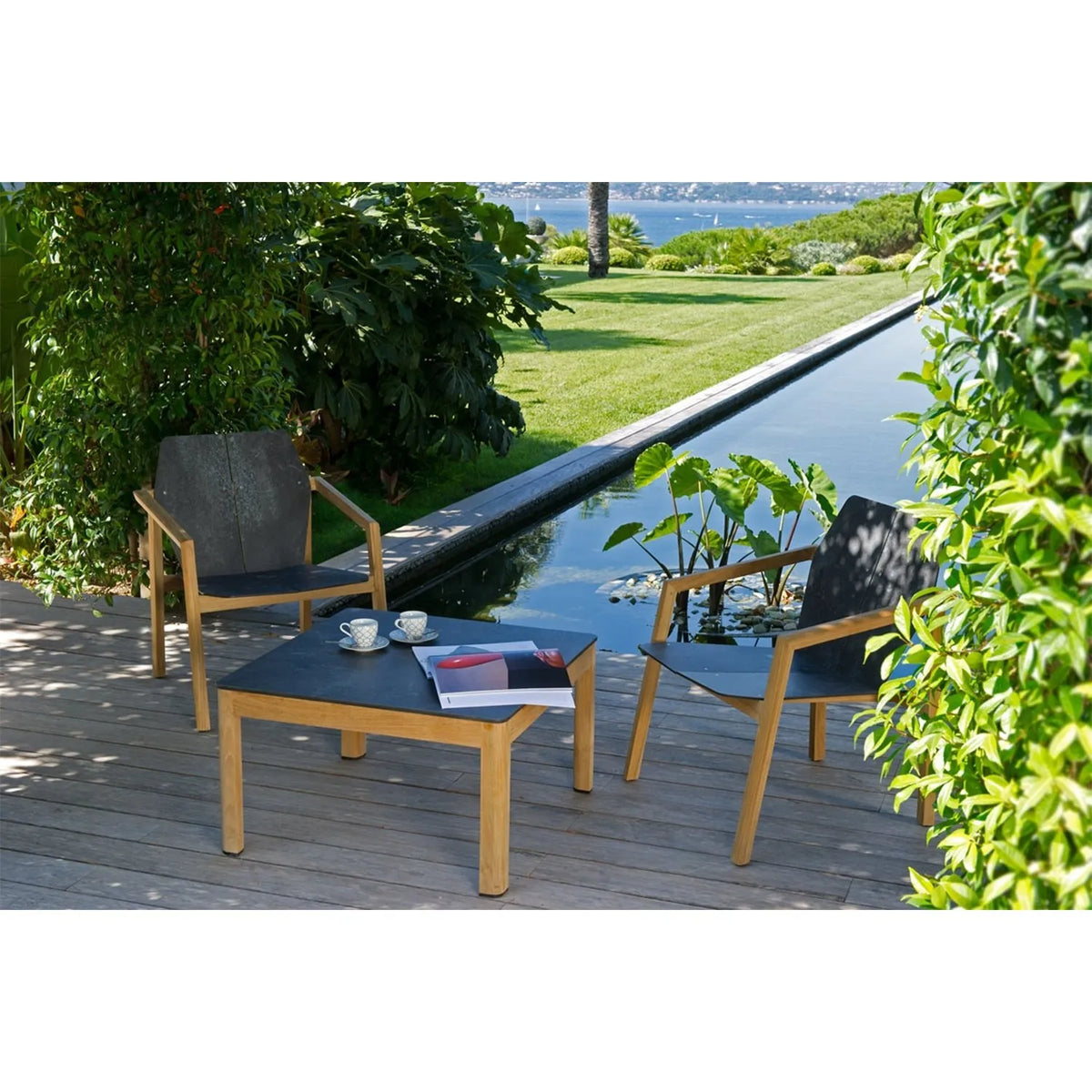TEKURA - Table basse – Les jardins au bout du monde – vue 2