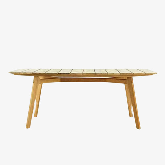 KNIT - Table de repas rectangulaire teck