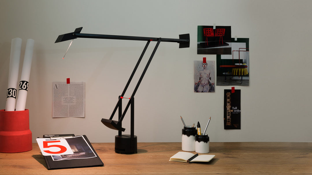 Lampe tizio noir