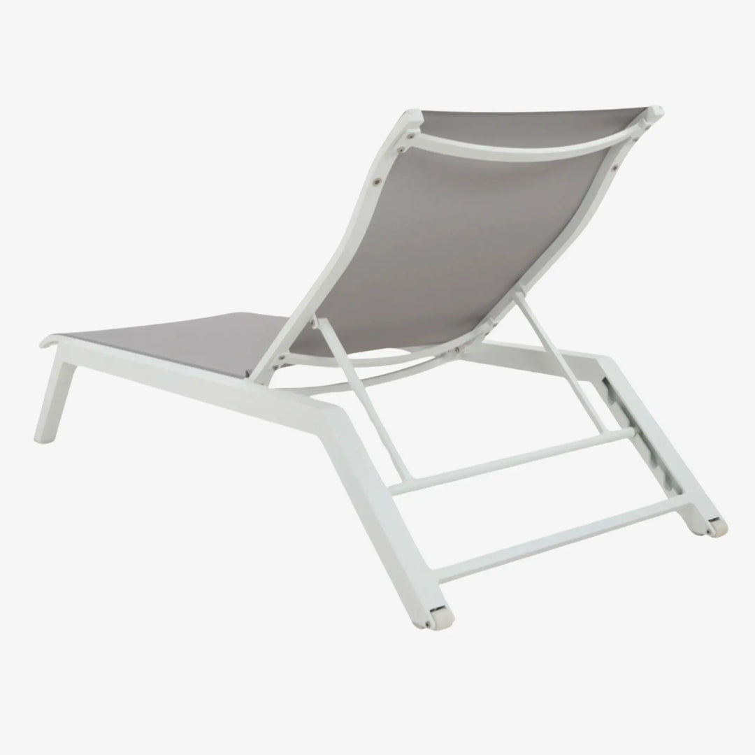 Bain de soleil AMAKA aluminium blanc