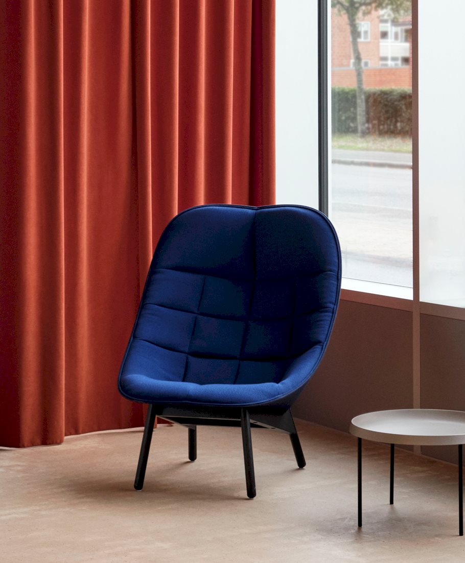 Fauteuil lounge Uchiwa Quilted HAY